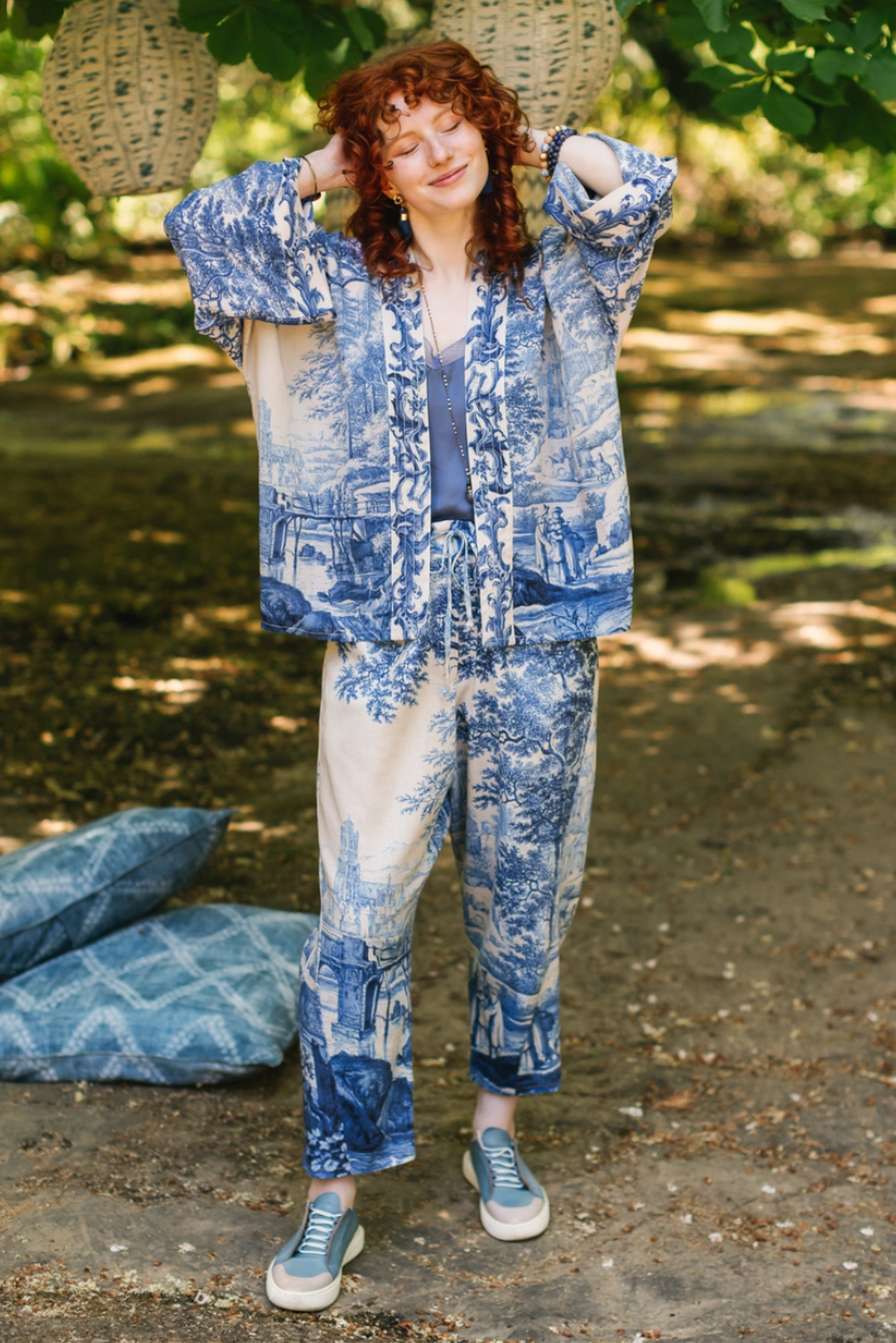 •LET THE LIGHT IN• linen/bamboo pants