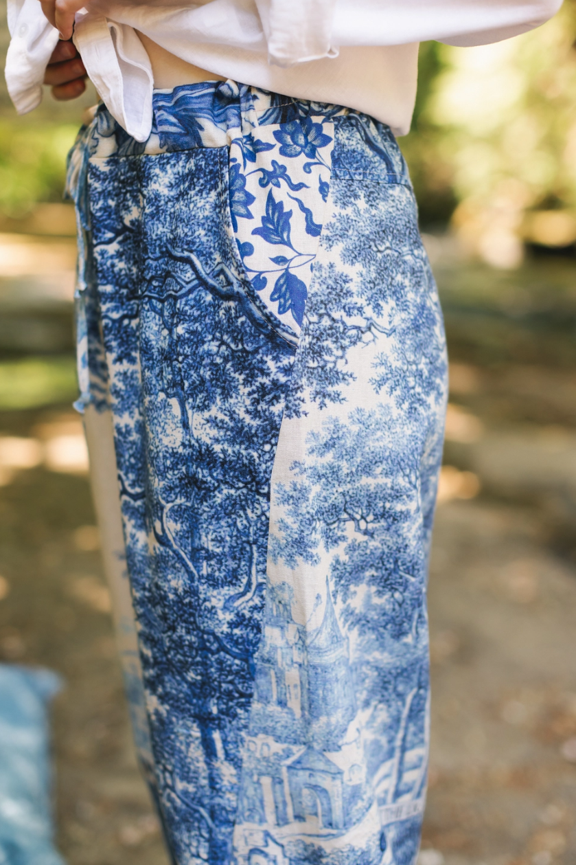 •LET THE LIGHT IN• linen/bamboo pants