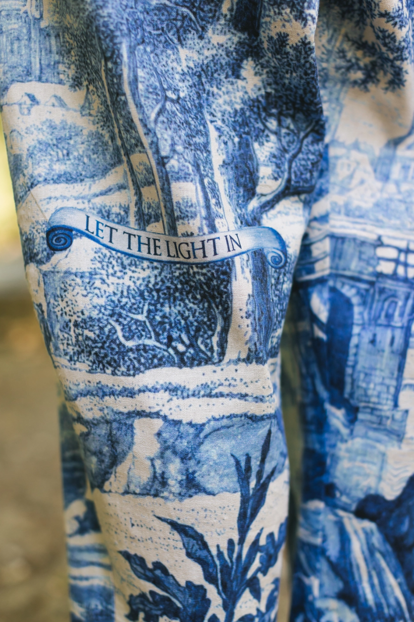 •LET THE LIGHT IN• linen/bamboo pants
