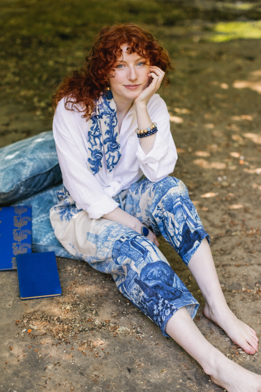 •LET THE LIGHT IN• linen/bamboo pants