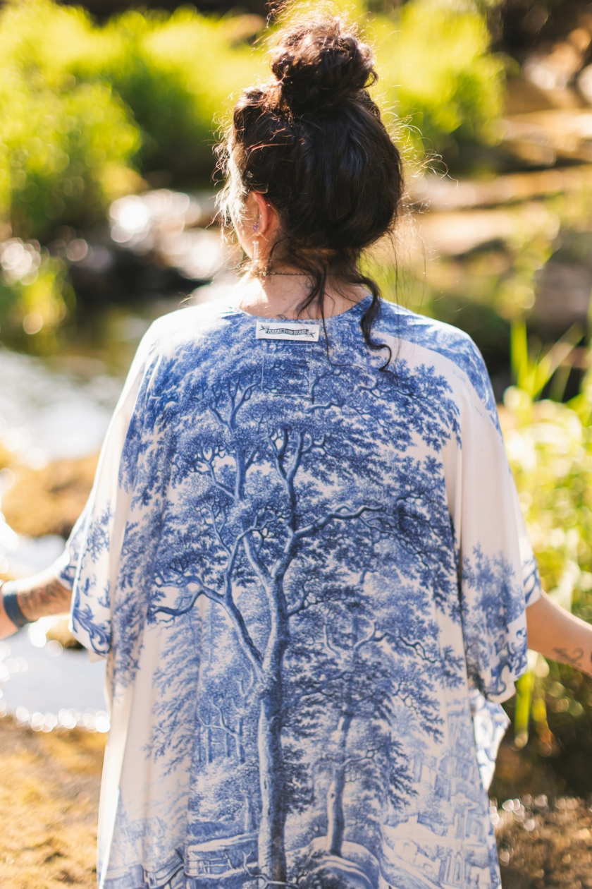 •LET THE LIGHT IN• ruana style bamboo cardigan