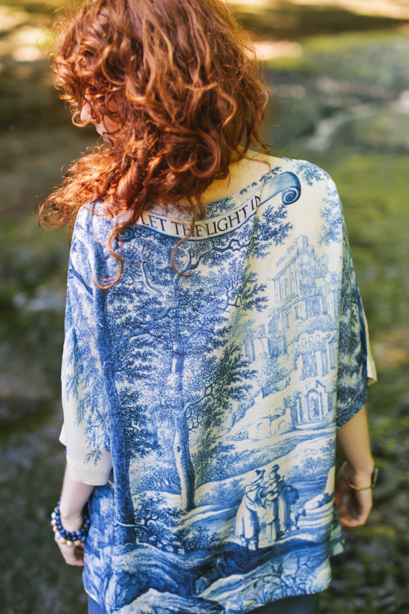 •LET THE LIGHT IN• bamboo tunic tee