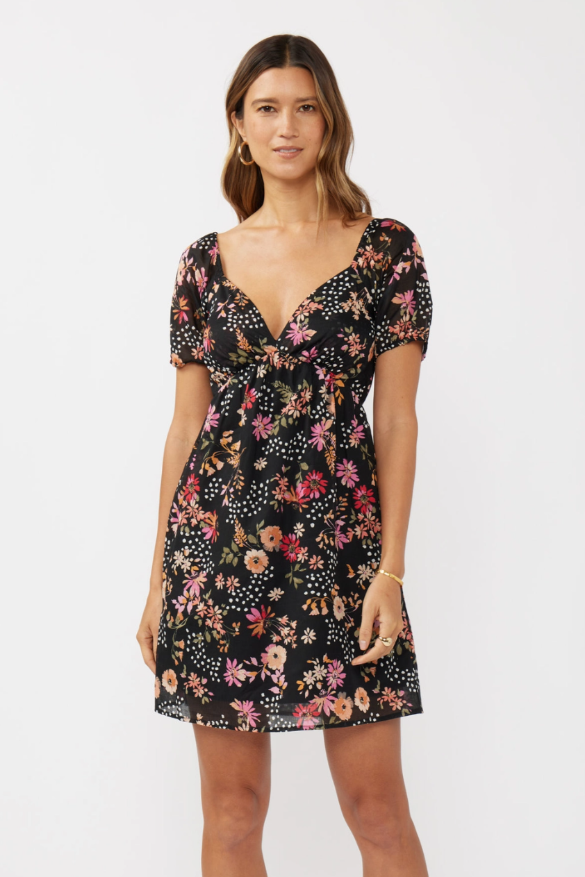 •BRIANNA• cotton sweetheart mini dress