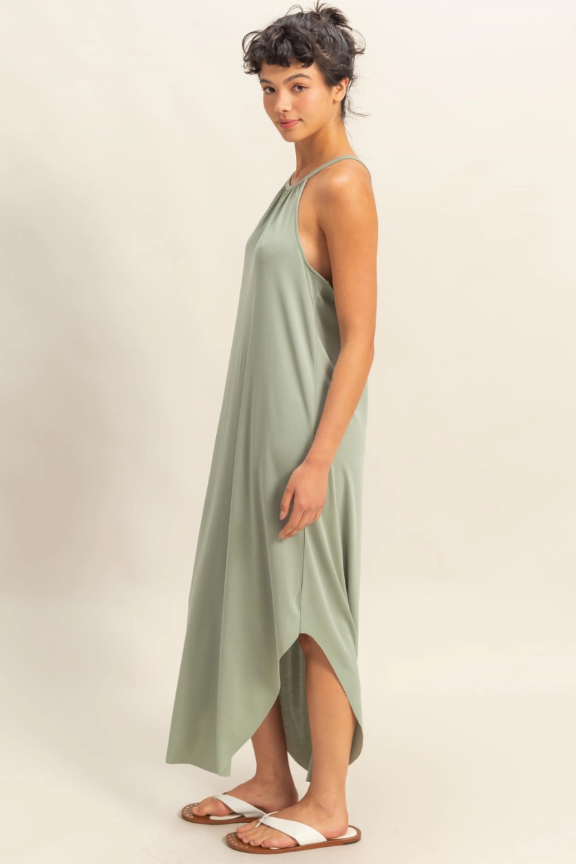 •UNA• modal blend midi dress