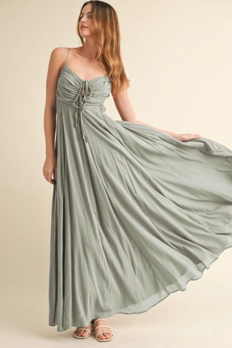•AMELIA• flowy woven maxi dress
