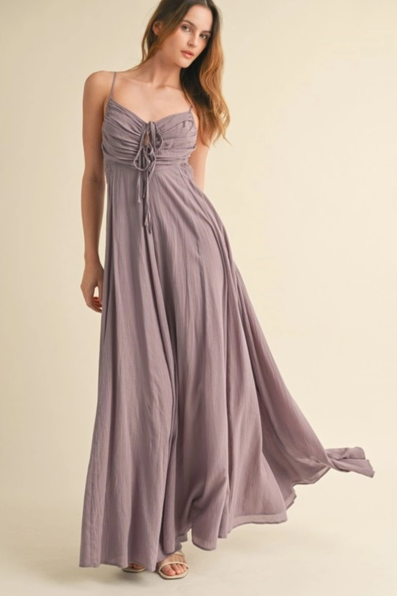•AMELIA• flowy woven maxi dress