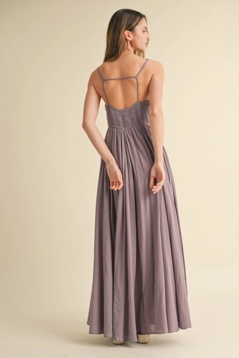•AMELIA• flowy woven maxi dress