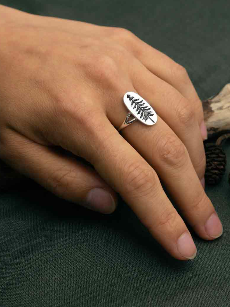 •TIMBER• recycled silver ring