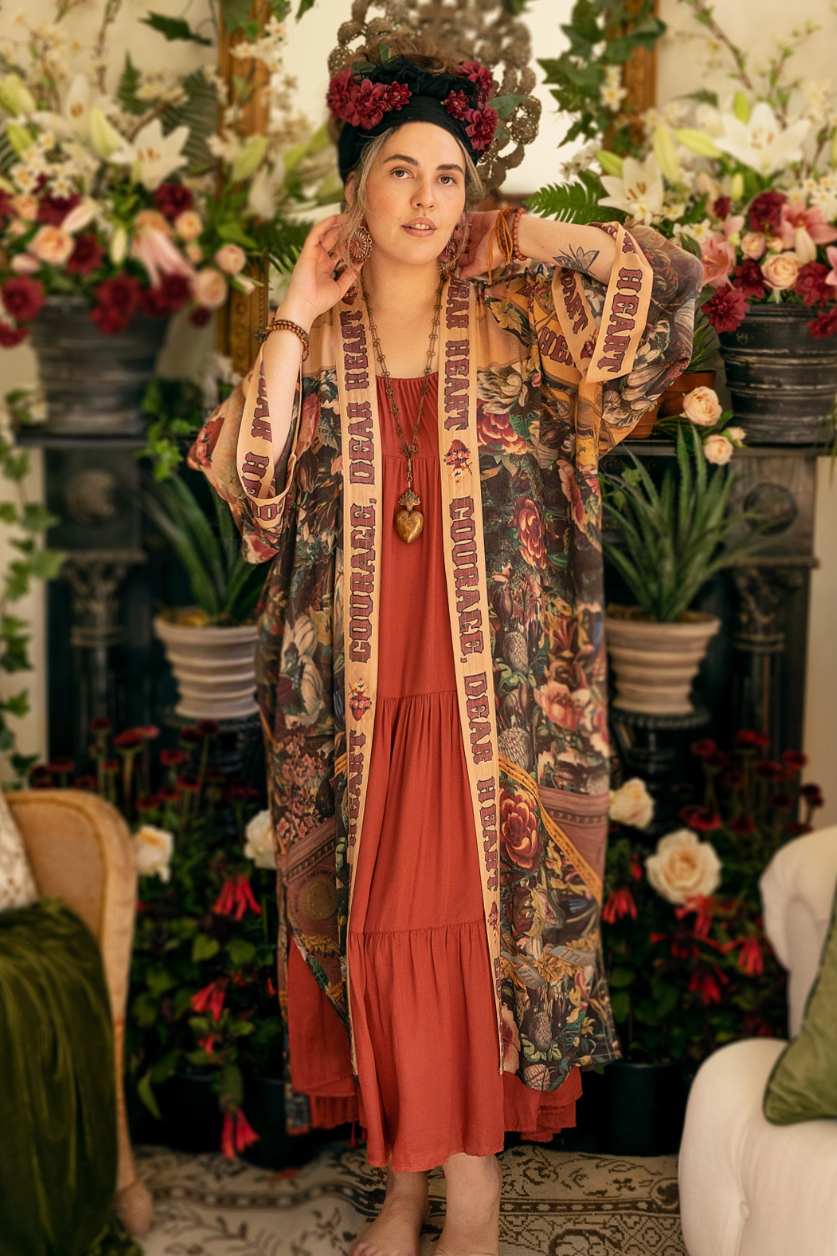 •COURAGE, DEAR HEART• duster style bamboo cardigan