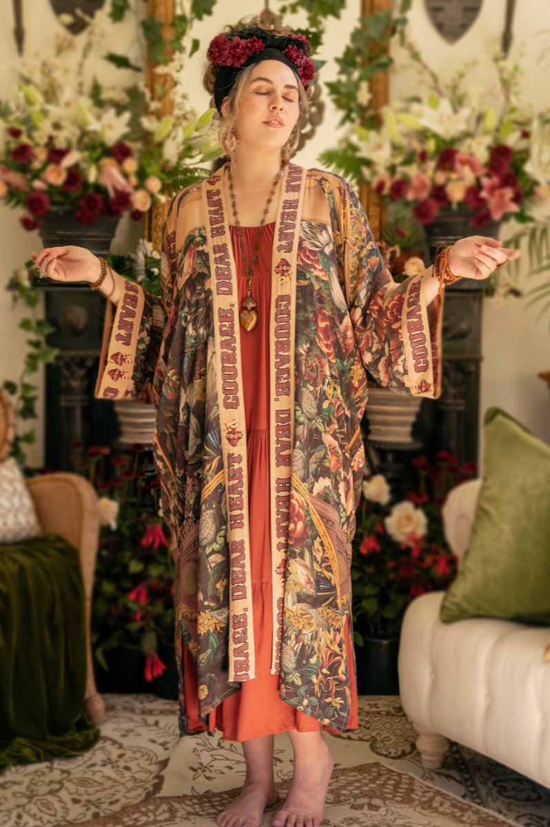•COURAGE, DEAR HEART• duster style bamboo cardigan