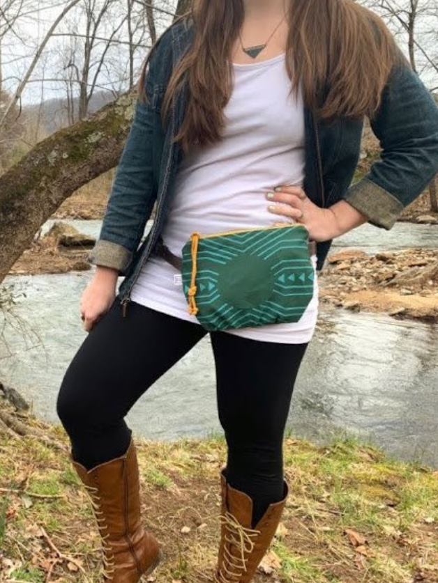 •FESTIVAL PACK - LUNA• waxed canvas fanny/crossbody