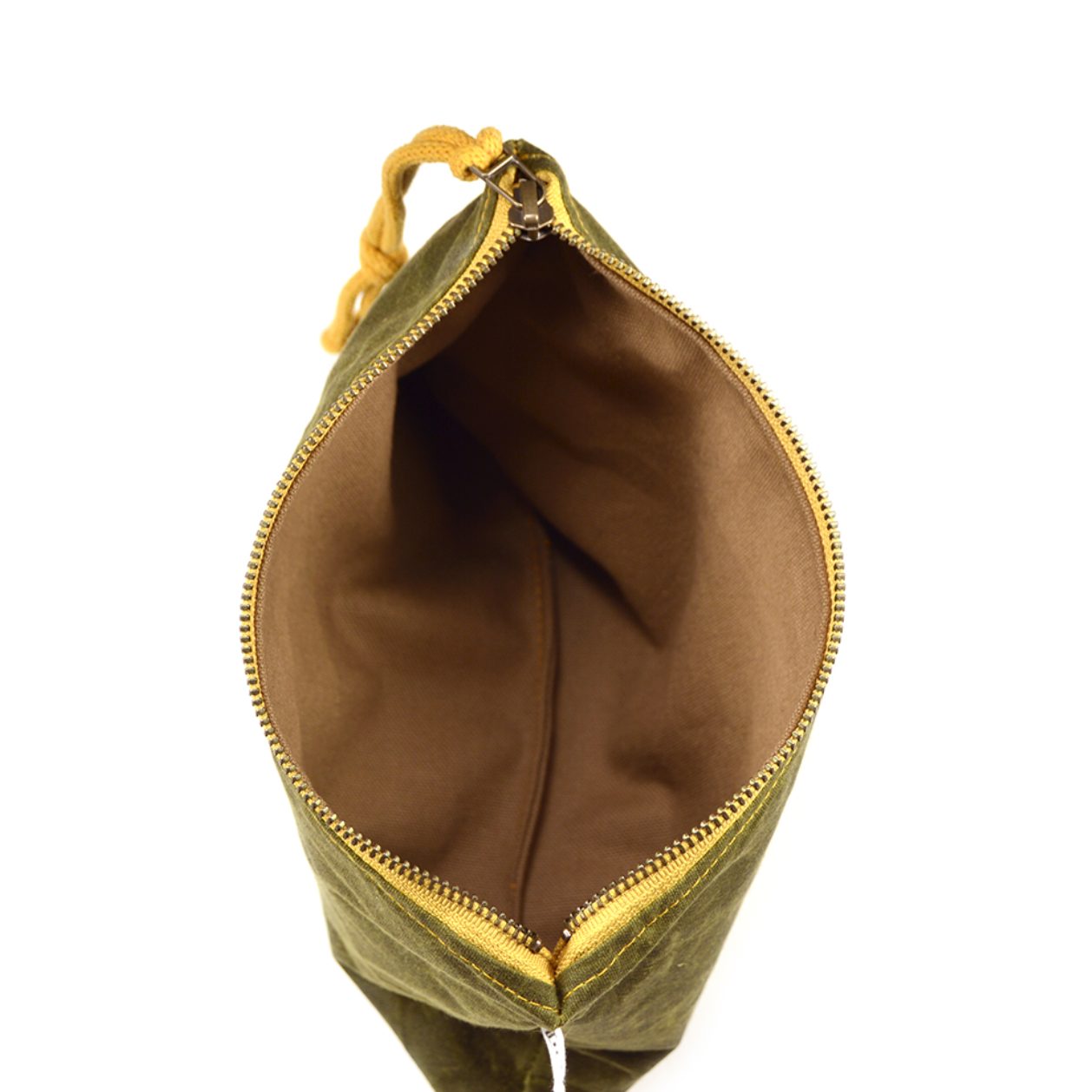 •COSMETIC POUCH - AMANITA• waxed canvas bag