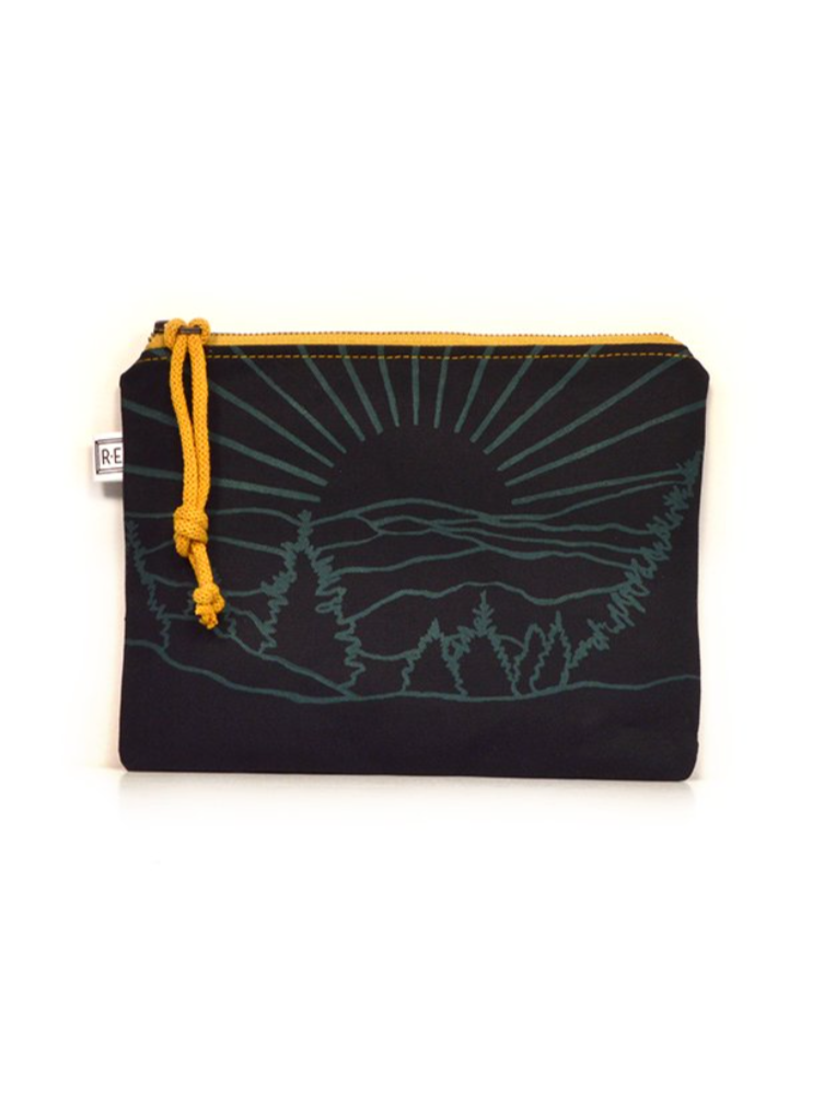 •COSMETIC POUCH - ROAN• waxed canvas bag