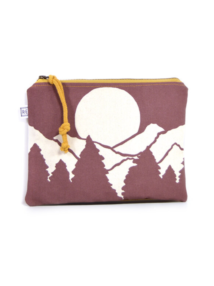•COSMETIC POUCH - VISTA• waxed canvas bag
