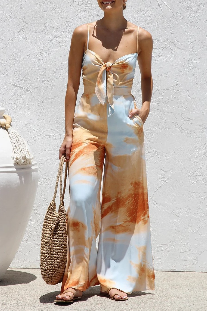 •CLAUDETTE• flowy wide leg jumpsuit