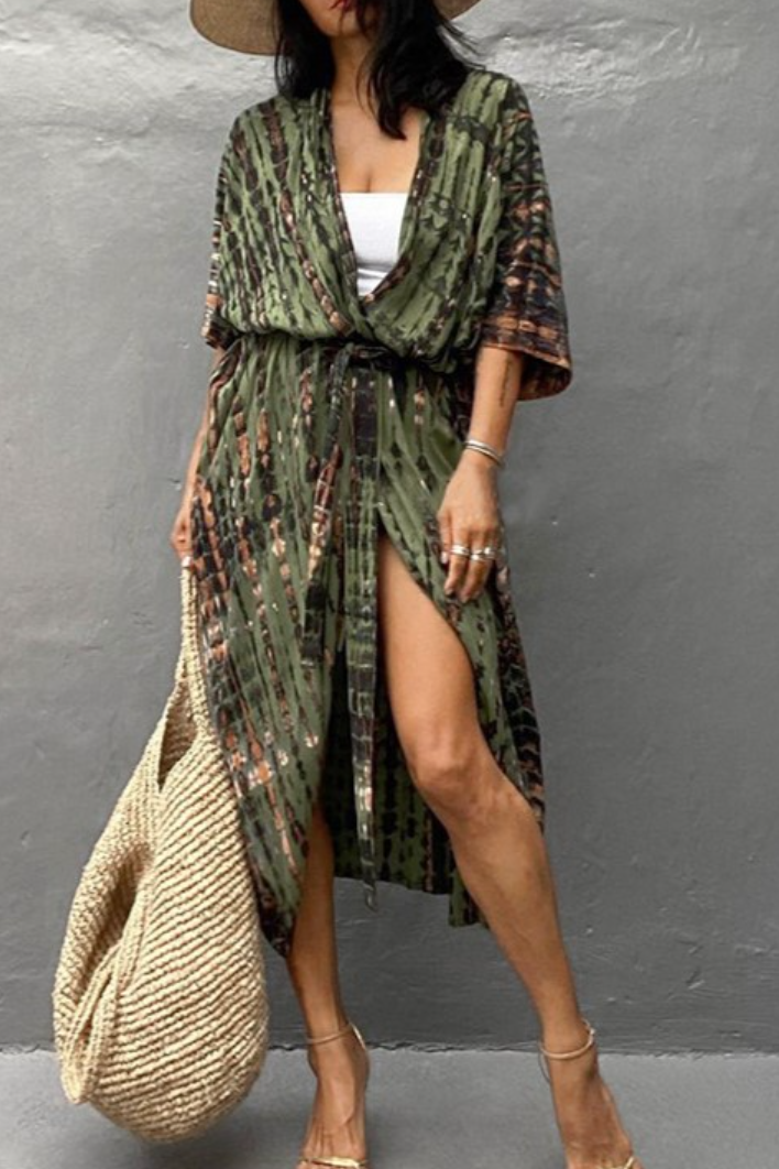 •JOELLE• flowy lightweight cardi with tie