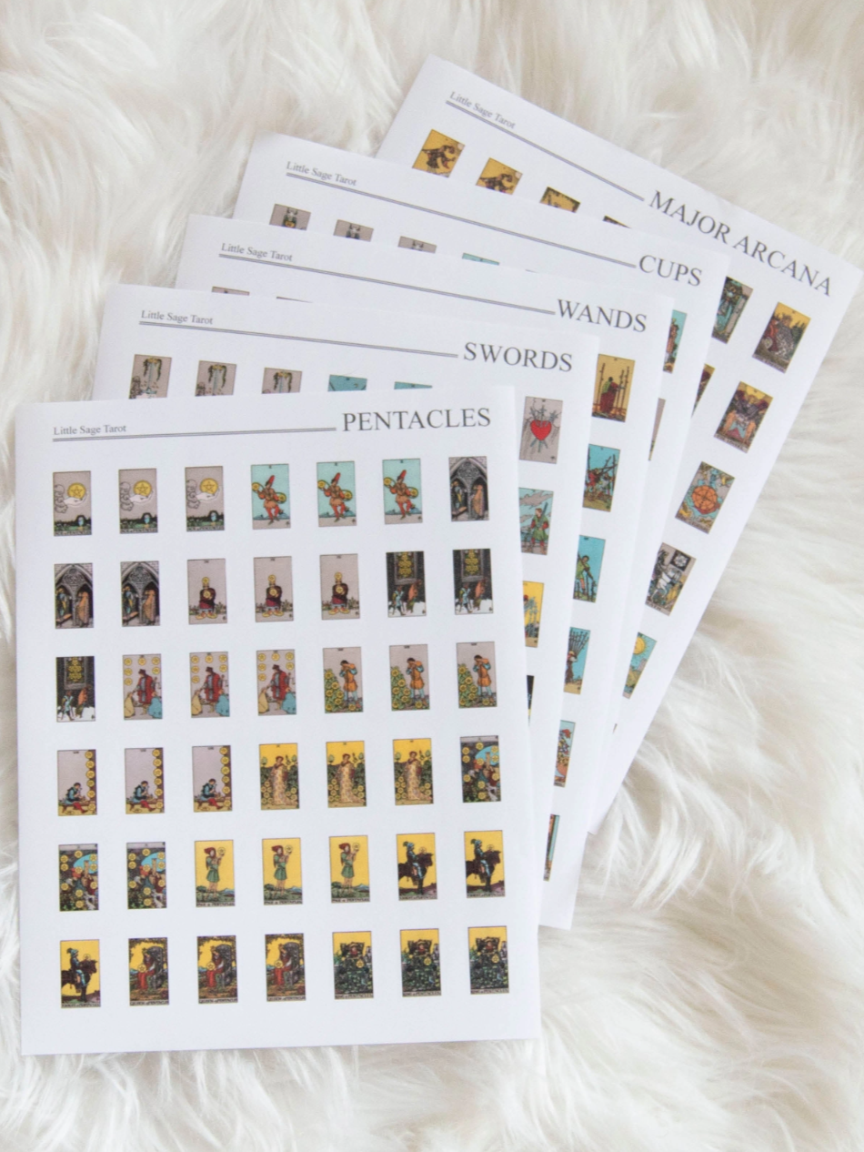 •ANTIQUE STYLE• tarot stickers