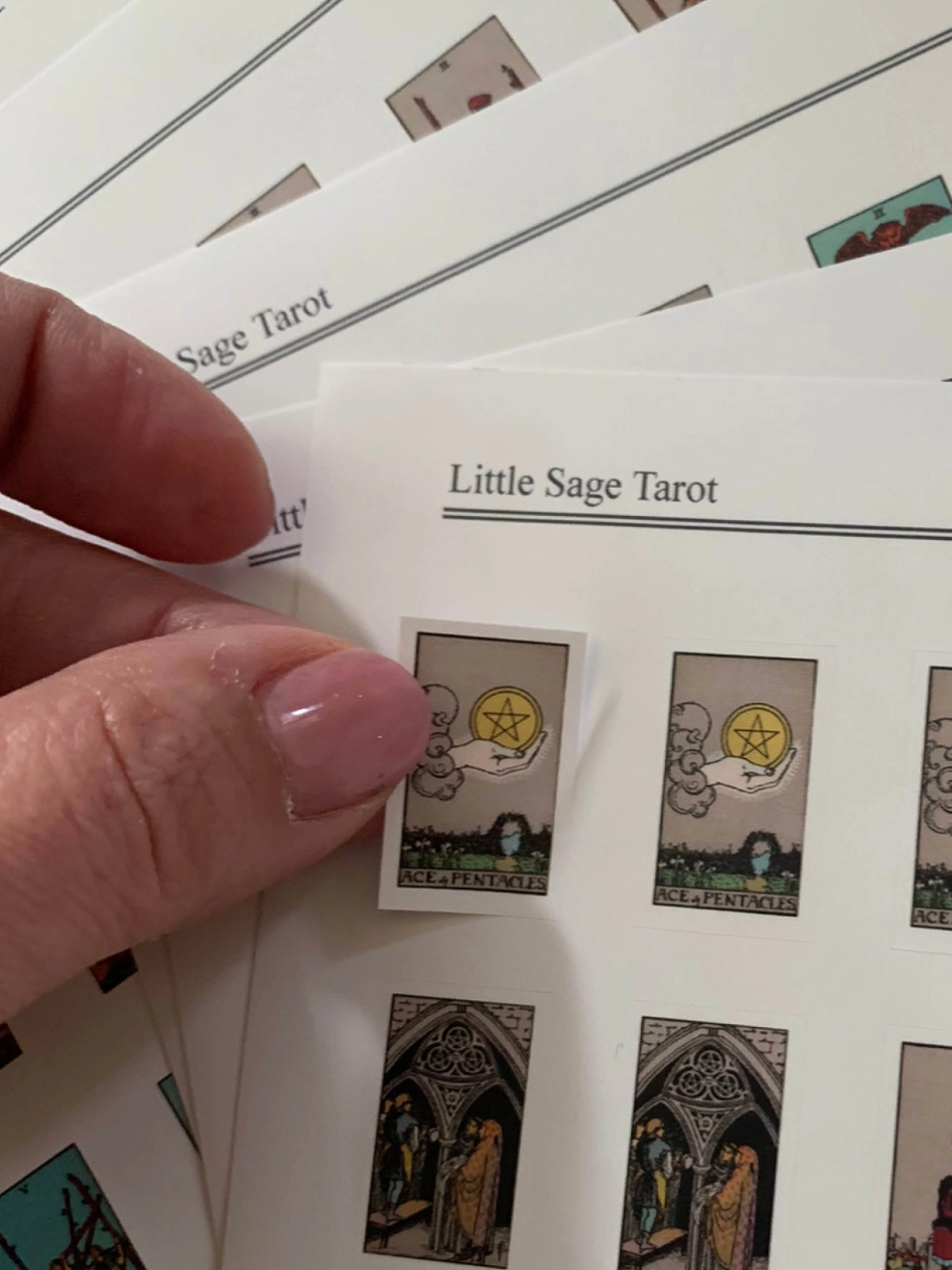 •ANTIQUE STYLE• tarot stickers