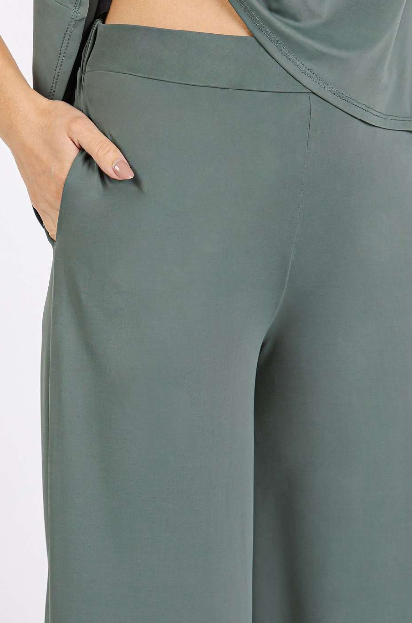 •FLOW• wide leg soft knit pants (USA)