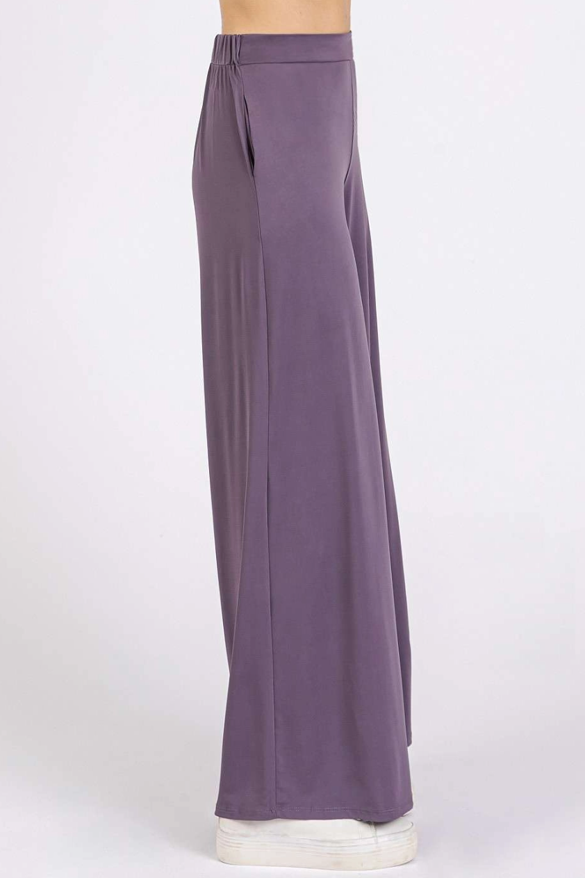 •FLOW• wide leg soft knit pants (USA)