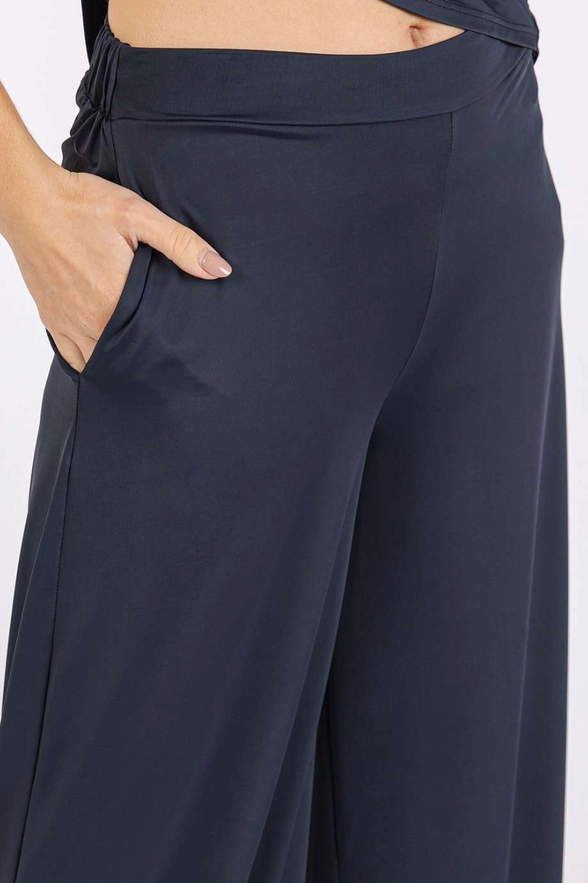 •FLOW• wide leg soft knit pants (USA)