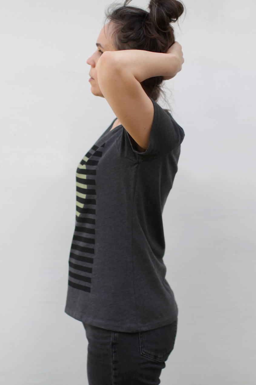 •RISING SUN• cotton blend classic tee (USA)