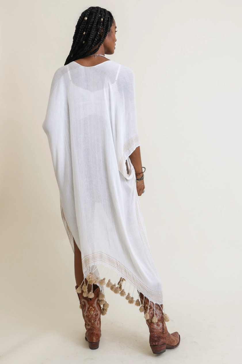 •SAN TROPEZ• tasseled duster