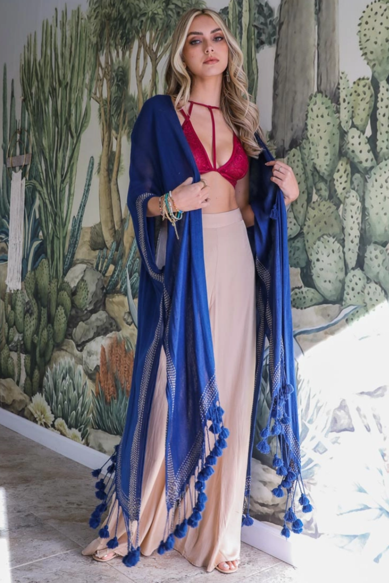 •SAN TROPEZ• tasseled duster