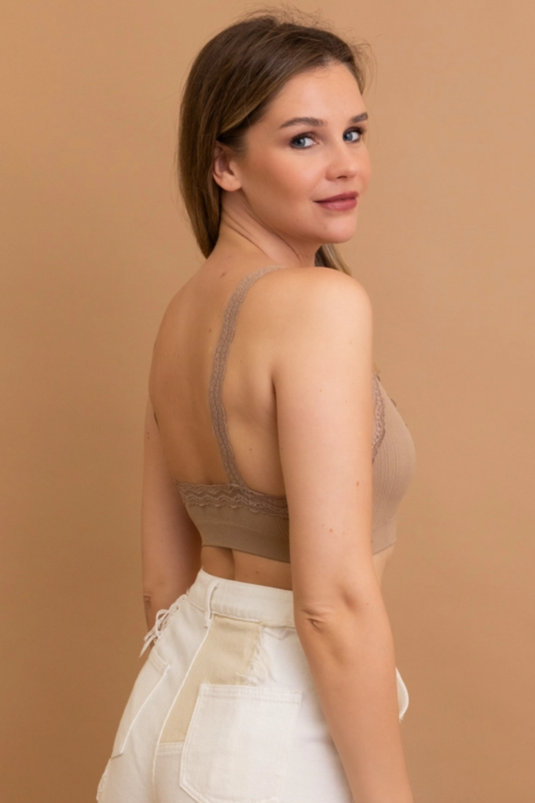 •DELPHINE• lace trim bralette