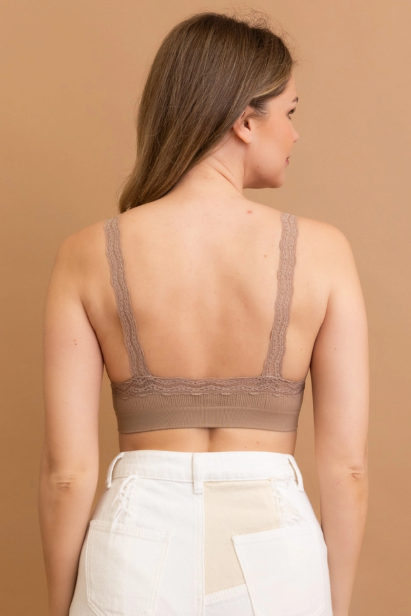•DELPHINE• lace trim bralette