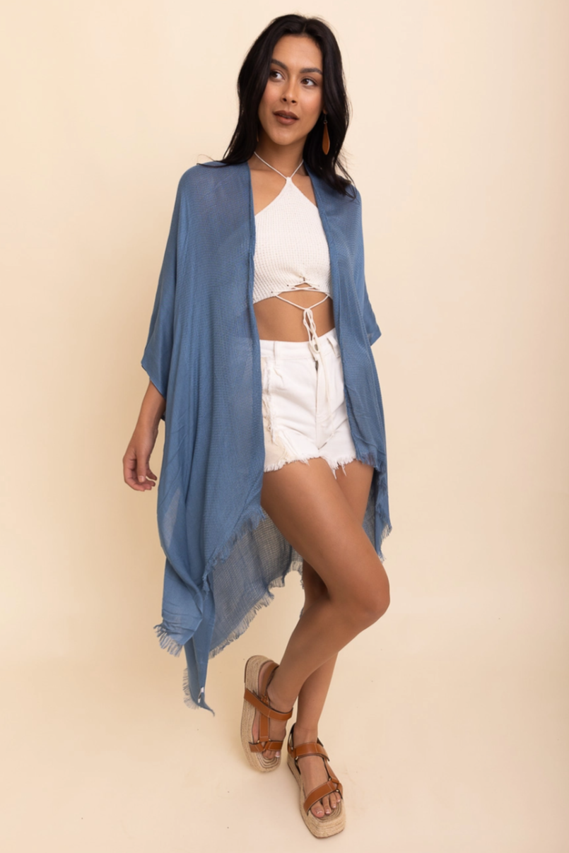 •BRISA• raw edge cardi