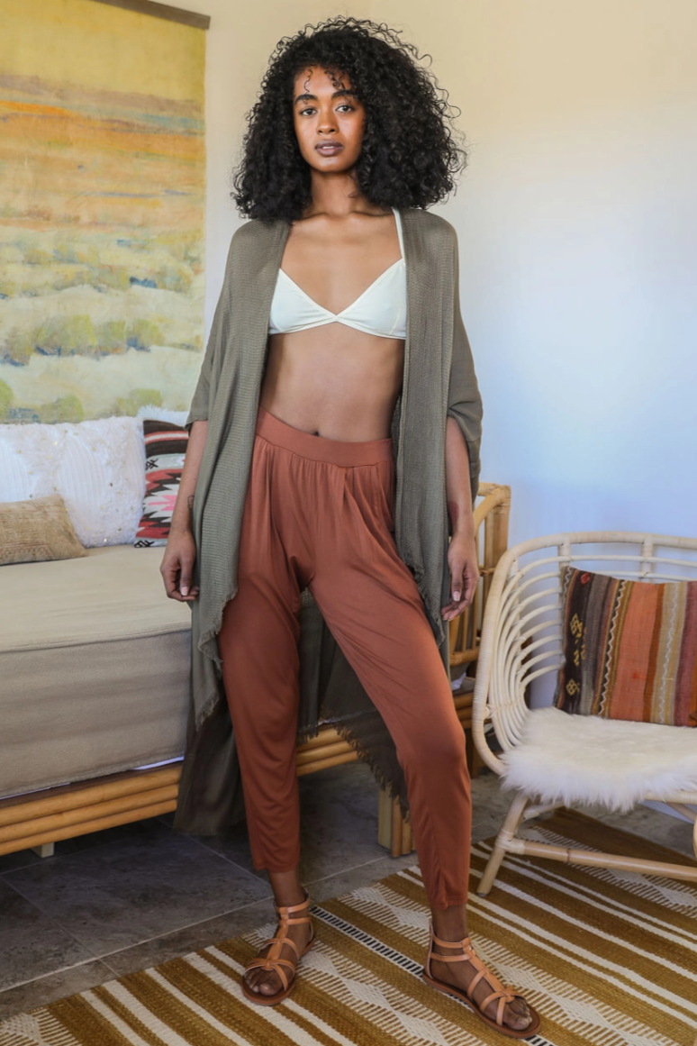 •BRISA• raw edge cardi