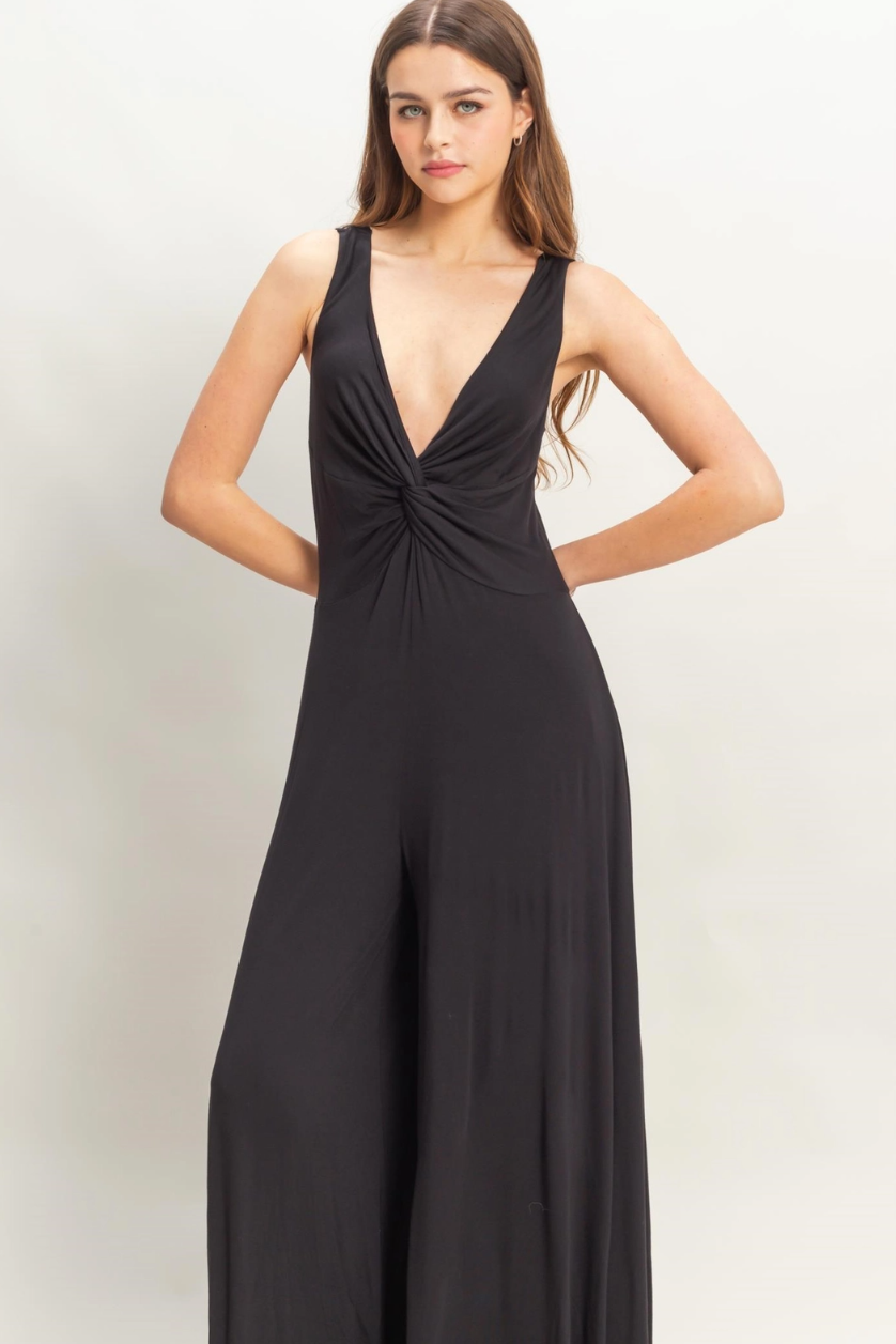 •EMILIA• solid jersey jumpsuit