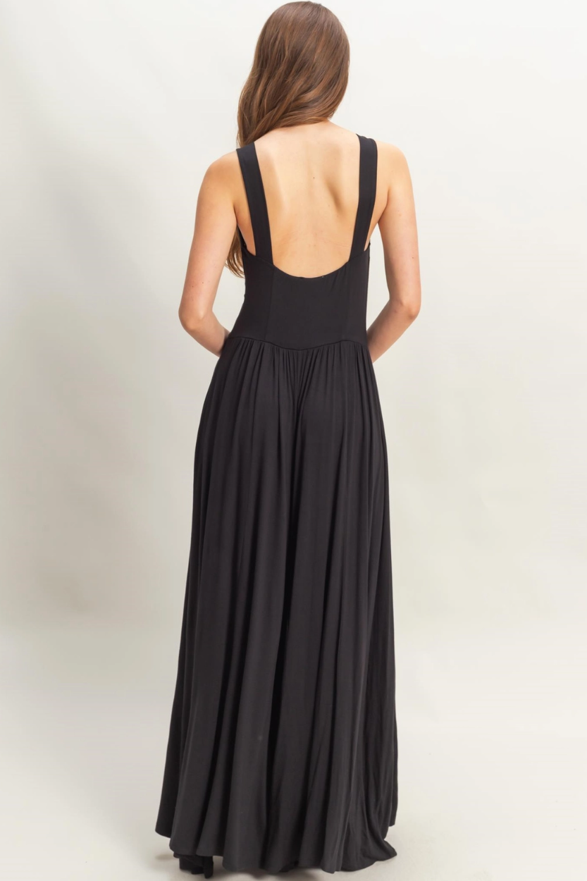 •EMILIA• solid jersey jumpsuit