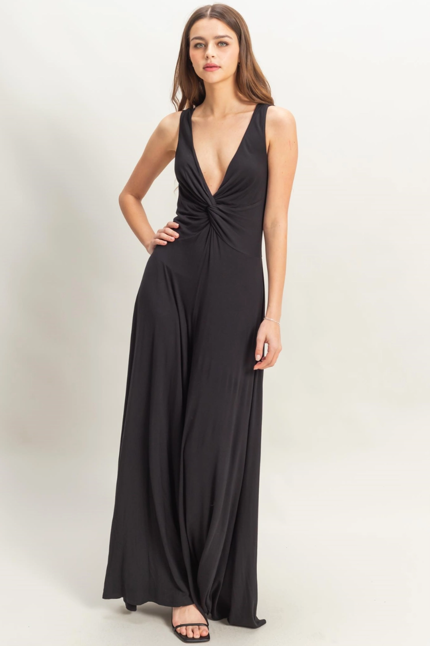 •EMILIA• solid jersey jumpsuit