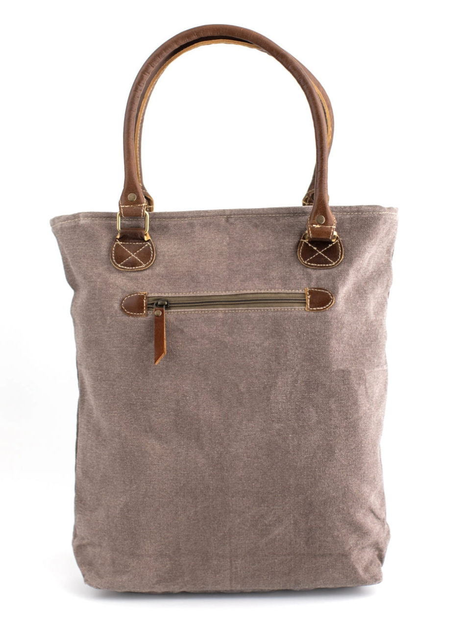 •PEONY BOTANIC• recycled canvas tote