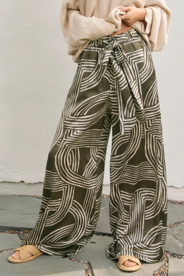 •ESCHER• wide leg pants