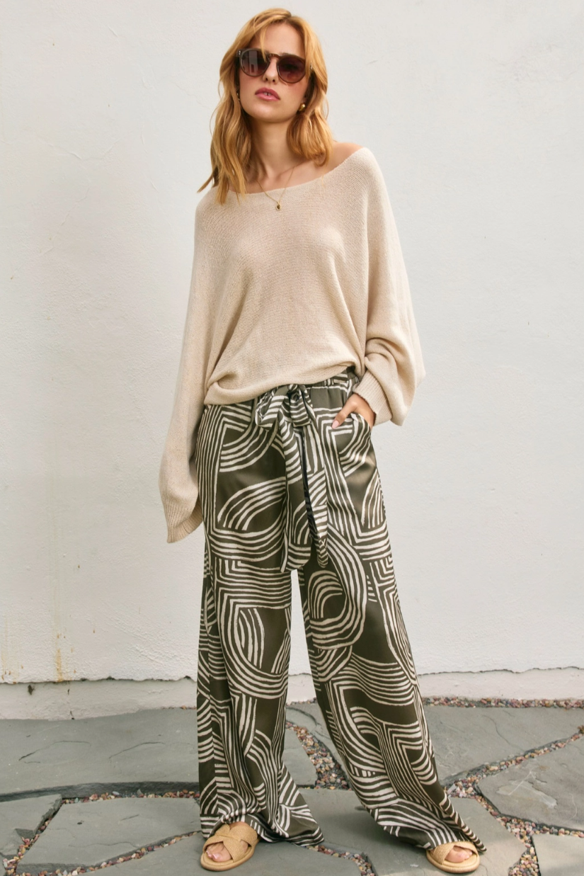 •ESCHER• wide leg pants