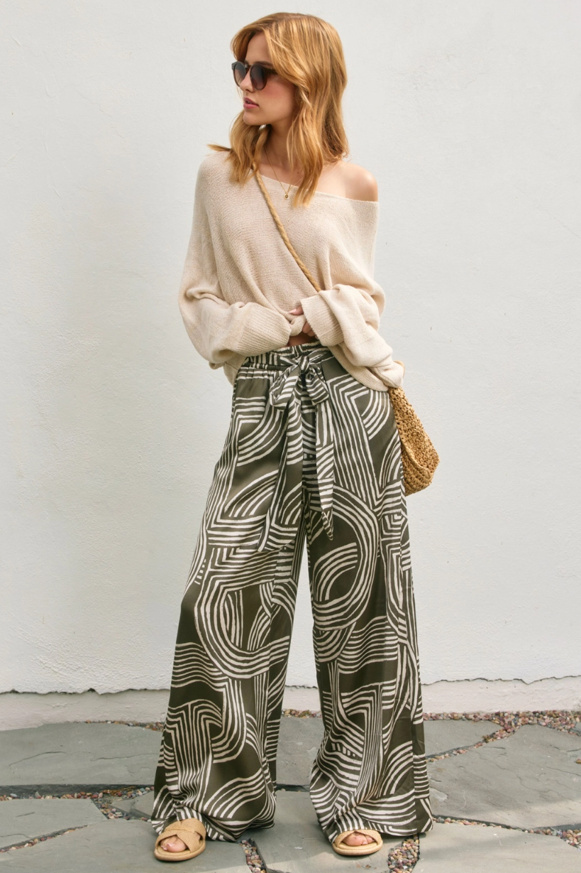 •ESCHER• wide leg pants