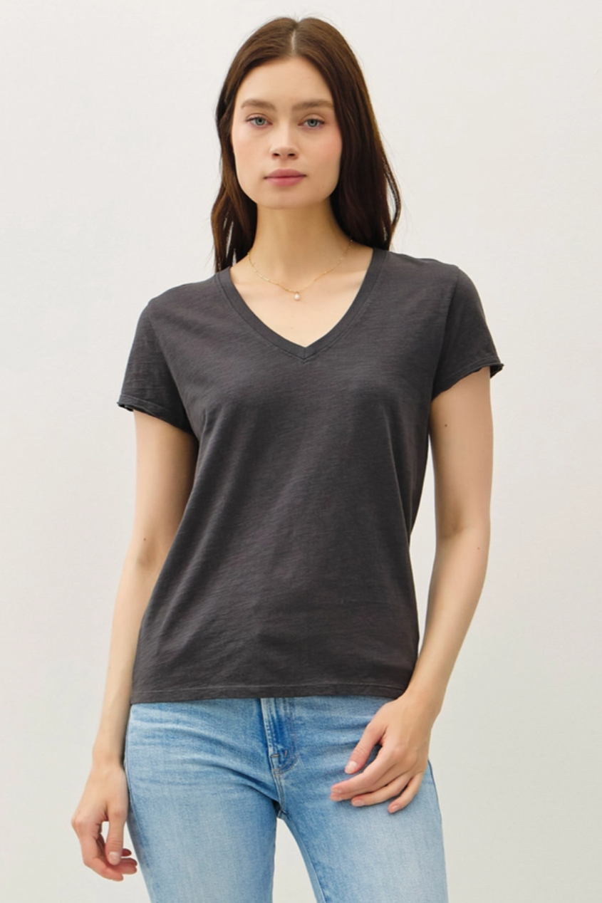 •SELMA• slub knit tee