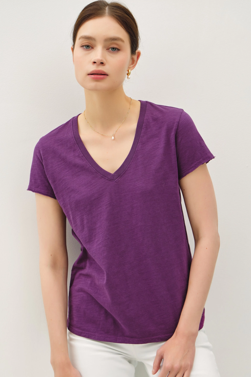 •SELMA• slub knit tee