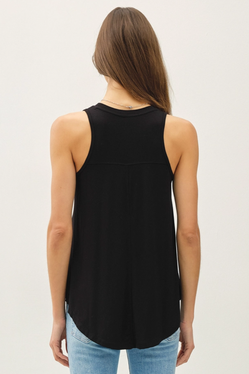 •BLAKE• flowy V neck tank
