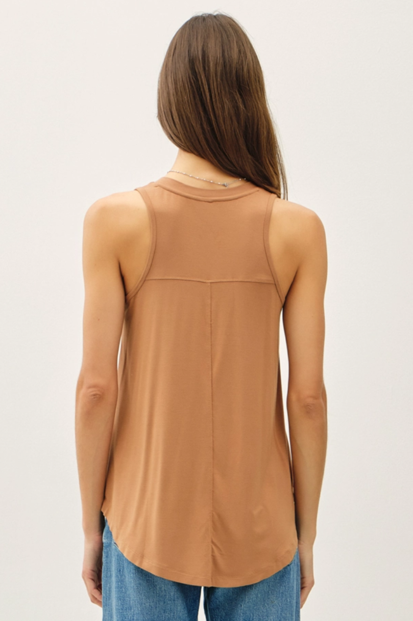 •BLAKE• flowy V neck tank