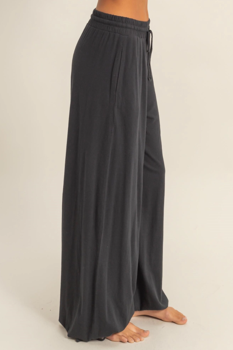 •NOAH• drawstring wide leg pants