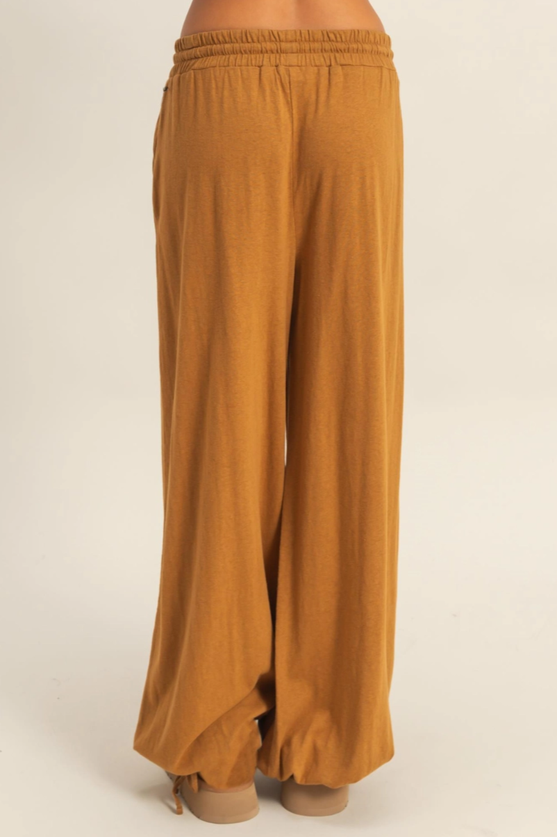 •NOAH• drawstring wide leg pants