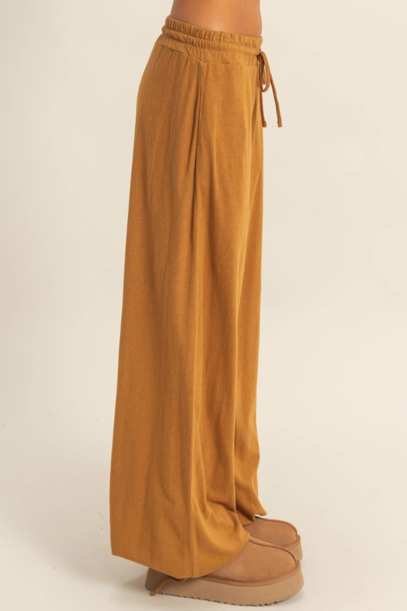•NOAH• drawstring wide leg pants
