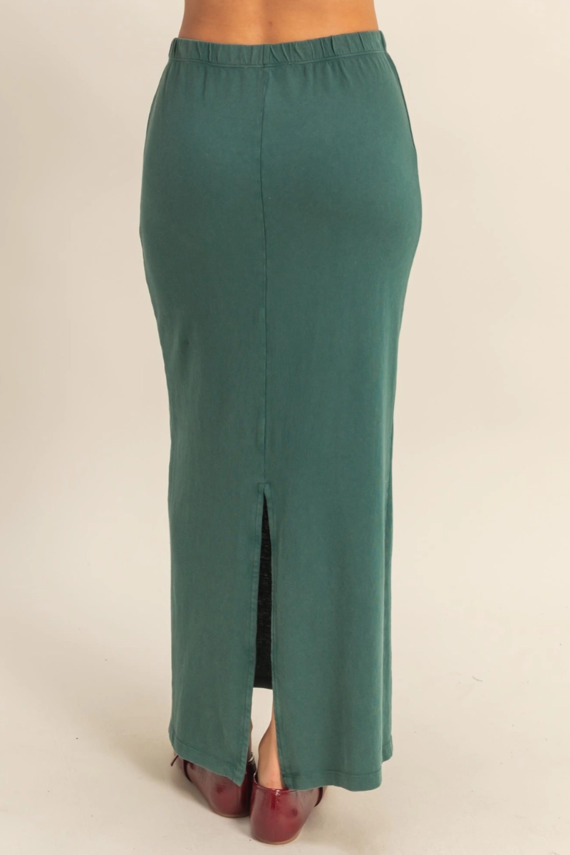 •BELLAMY• mineral washed maxi skirt