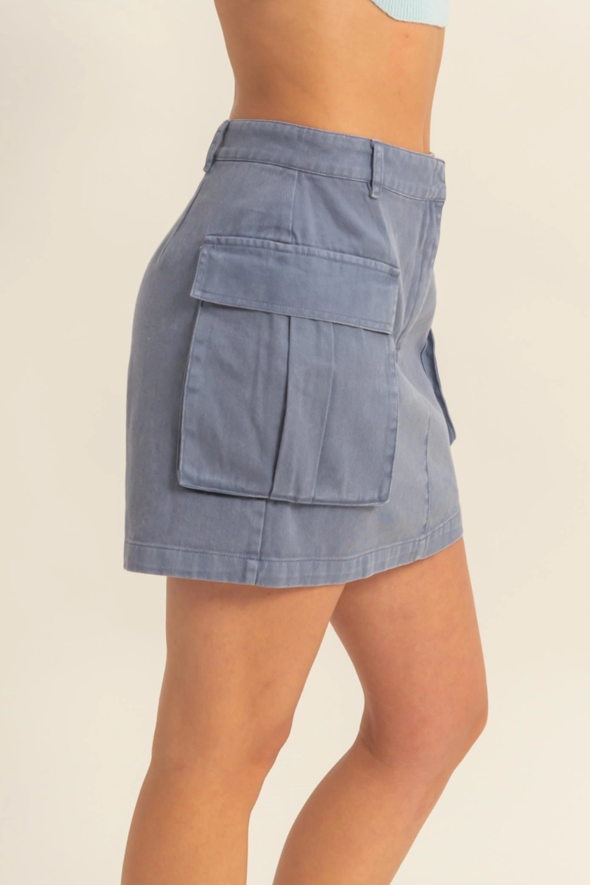 •SYDNEY• cargo mini skirt