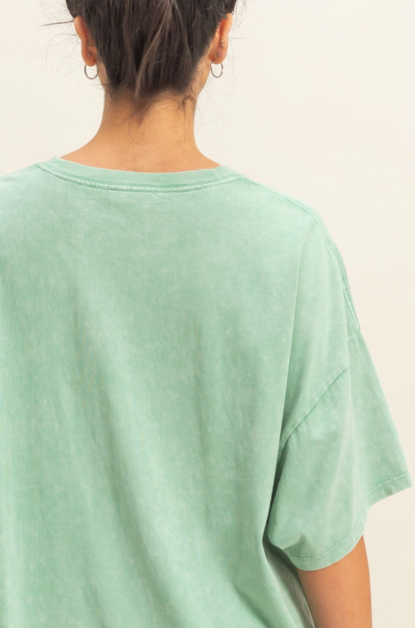 •JUDE• mineral washed oversized tee