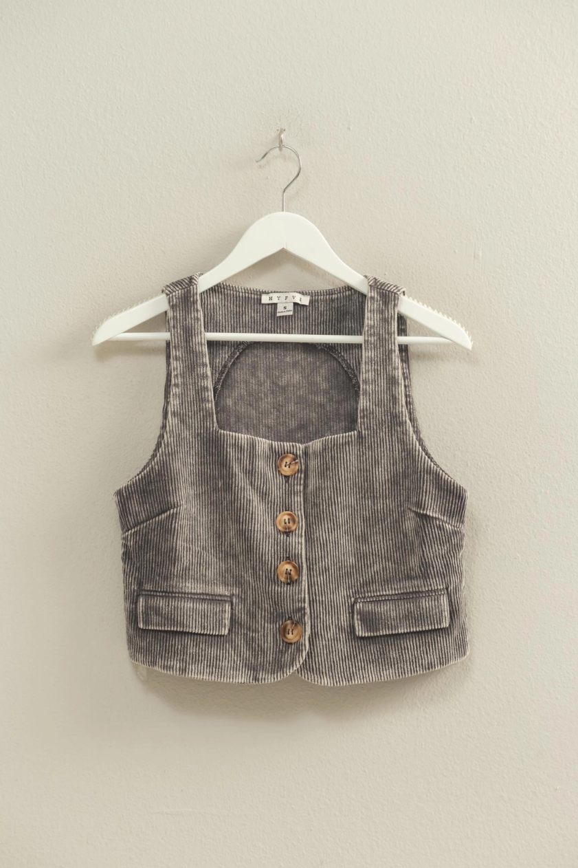 •ENOLA• corduroy vest